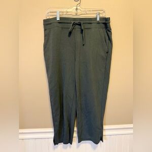 Olive Green Drawstring Sweatpants